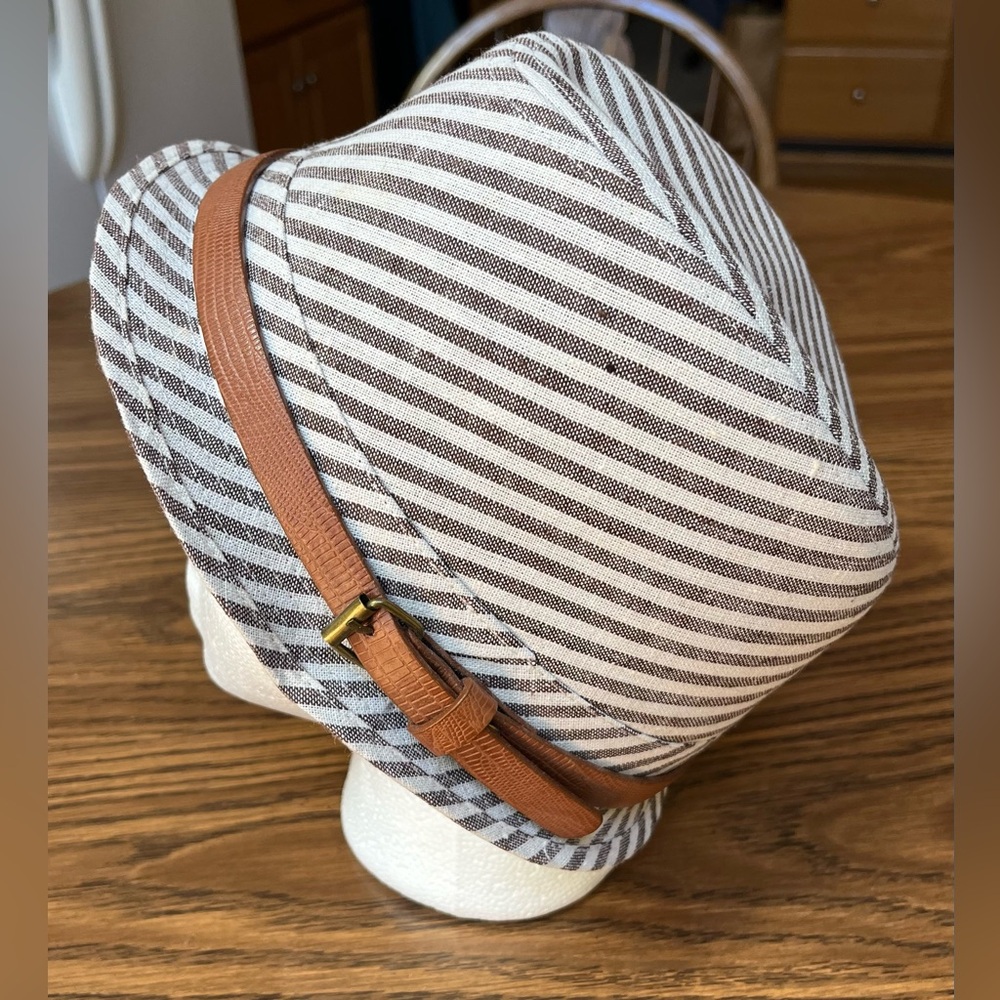 BDG Urban Outfitters Ladies Fedora Brown & Beige Preloved - Picture 2 of 7